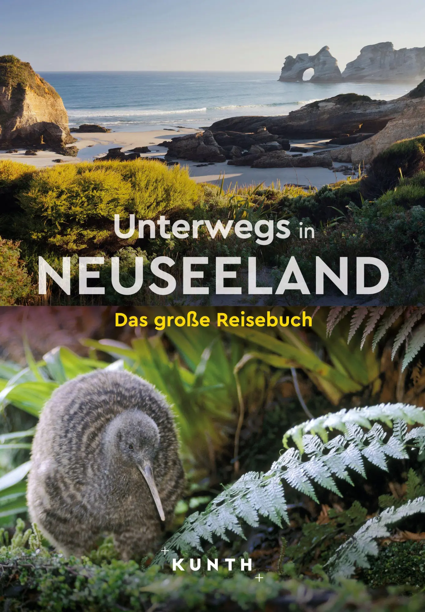 Cover: 9783955049744 | KUNTH Unterwegs in Neuseeland | Das große Reisebuch | Adam (u. a.)