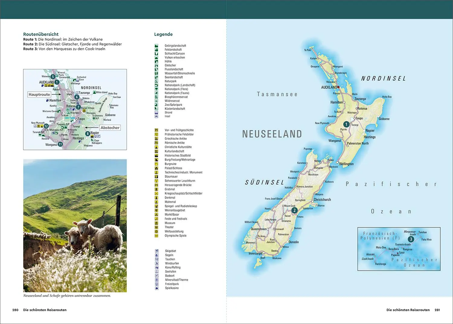 Bild: 9783955049744 | KUNTH Unterwegs in Neuseeland | Das große Reisebuch | Adam (u. a.)