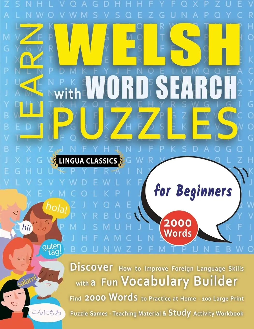 Cover: 9798349039744 | LEARN WELSH WITH WORD SEARCH PUZZLES FOR BEGINNERS - Discover How...