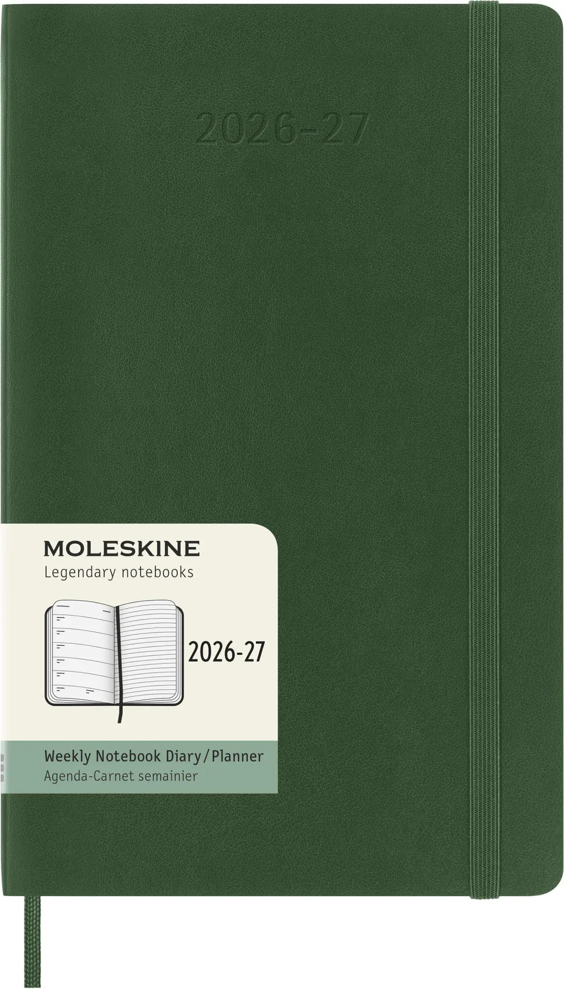 Cover: 8056999279844 | Moleskine 18 Monate Wochen Notizkalender 2026/2027, L/A5, 1 Wo = 1...