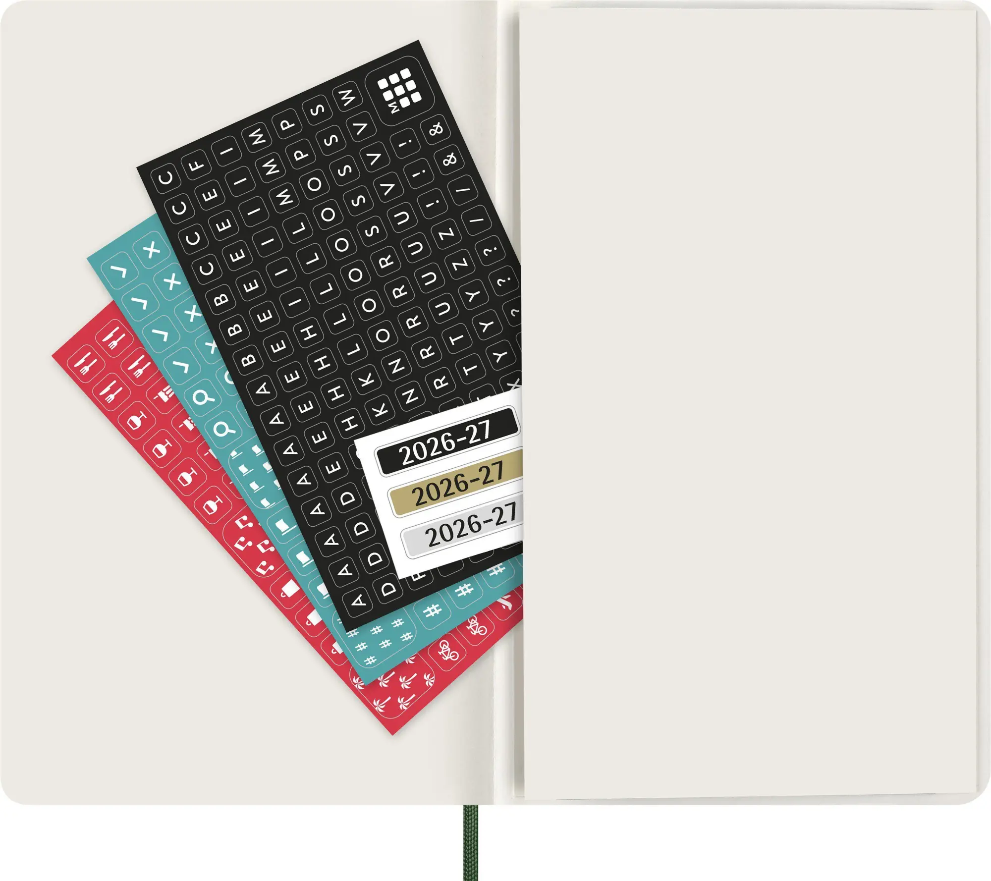 Bild: 8056999279844 | Moleskine 18 Monate Wochen Notizkalender 2026/2027, L/A5, 1 Wo = 1...