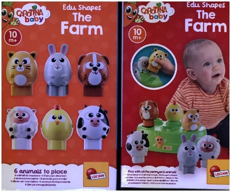 Cover: 8008324109944 | CAROTINA Lern Sortiere Farm | Spiel | Kartonschachtel | 109944 | 2025