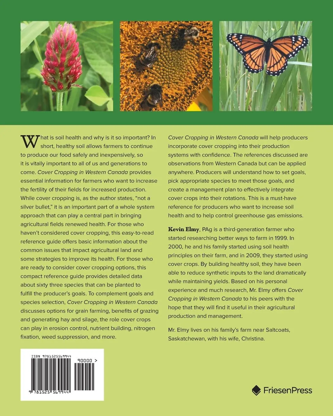 Rückseite: 9781525569944 | Cover Cropping in Western Canada | Kevin R. Elmy | Taschenbuch | 2020