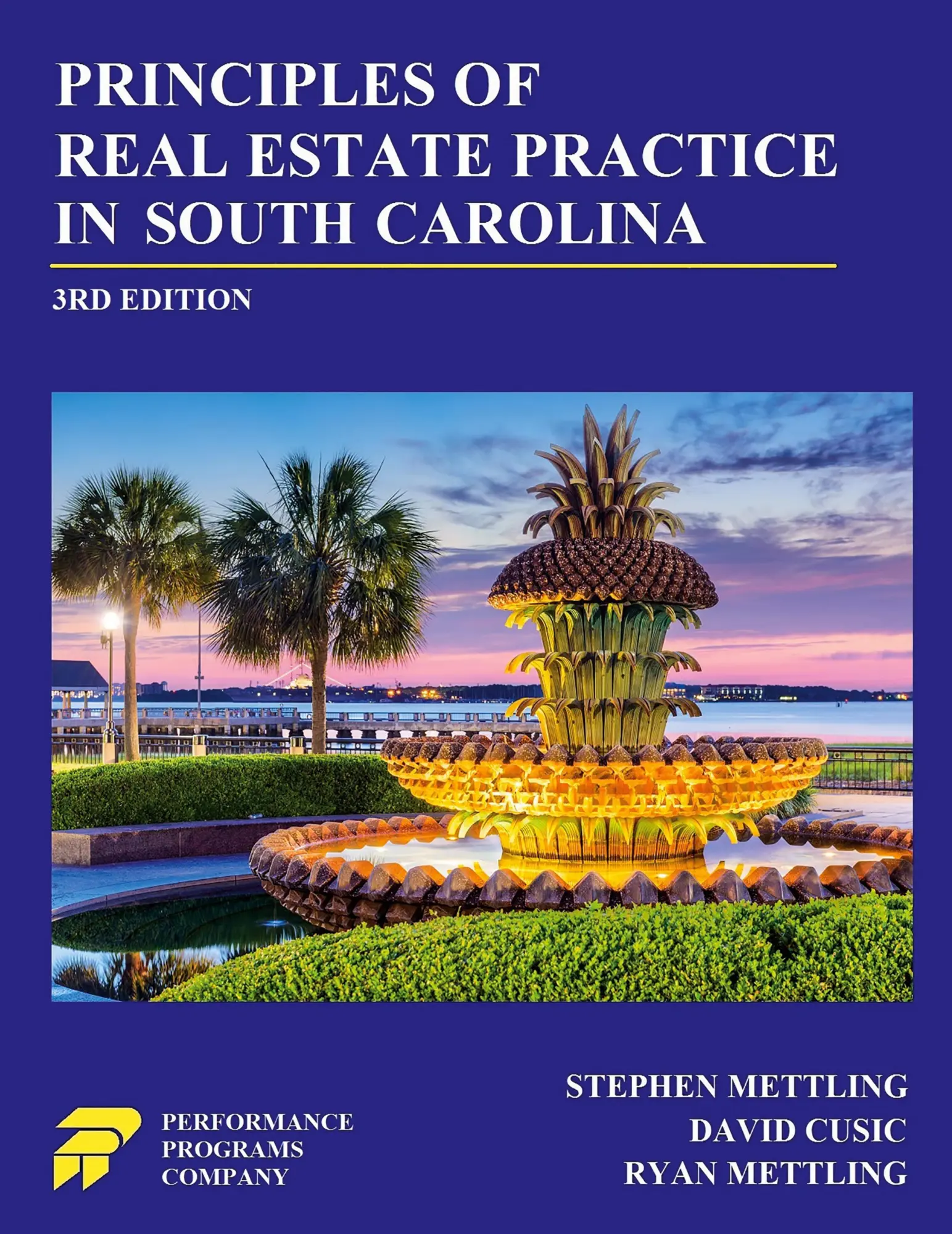 Cover: 9781955919944 | Principles of Real Estate Practice in South Carolina | Third Edition