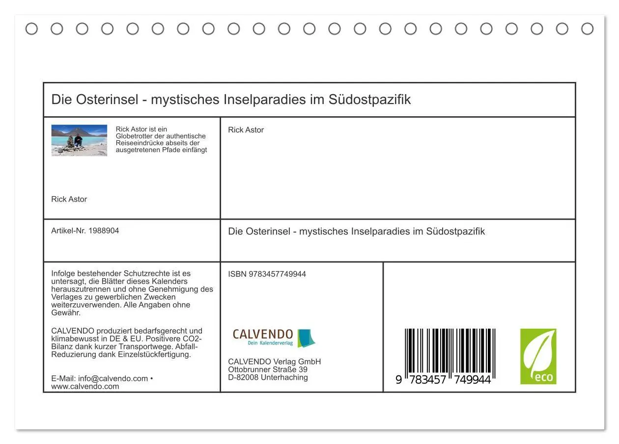 Bild: 9783457749944 | Die Osterinsel - mystisches Inselparadies im Südostpazifik...