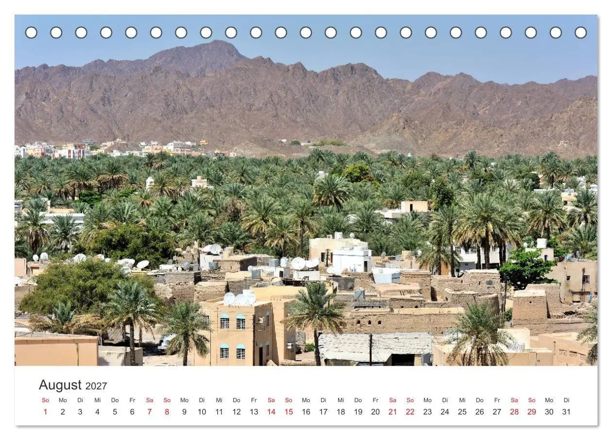Bild: 9783569859944 | Sultanat Oman - Land des Orients (Tischkalender 2027 DIN A5 quer),...