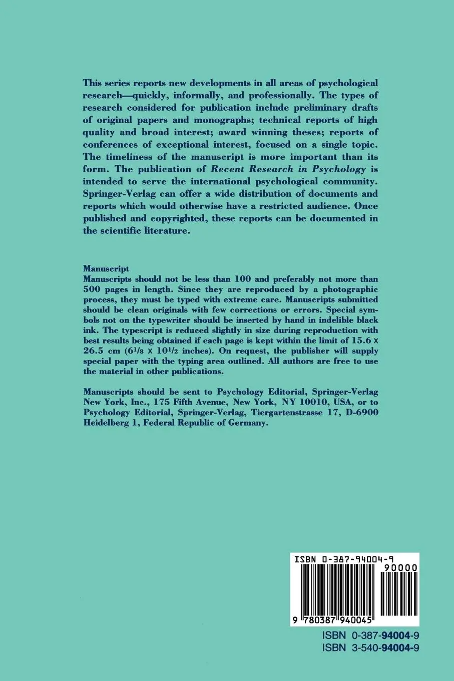 Rückseite: 9780387940045 | The Structure of Intelligence | A New Mathematical Model of Mind | IX
