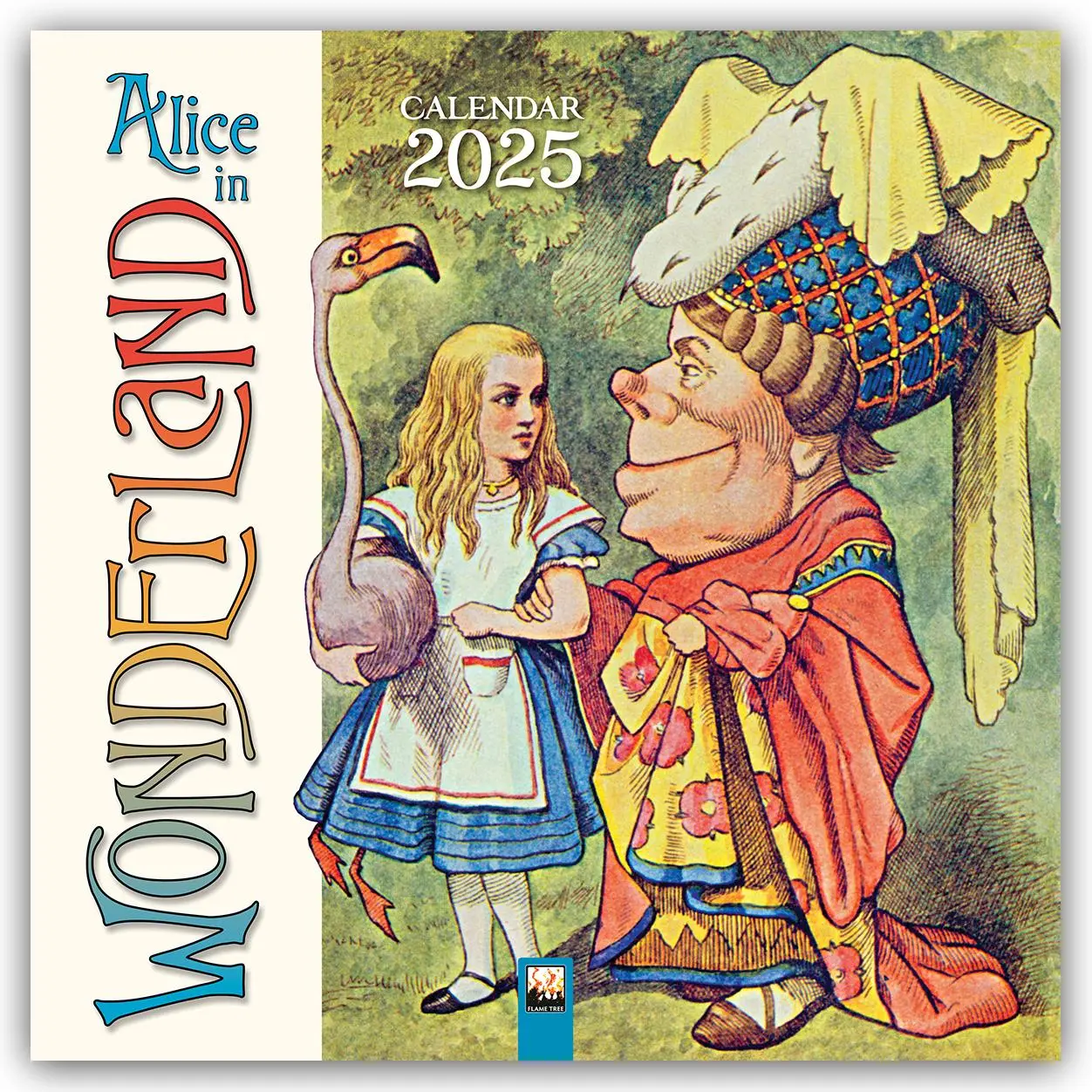 Cover: 9781835620045 | Alice's Adventures in Wonderland Wall Calendar 2025 (Art Calendar)