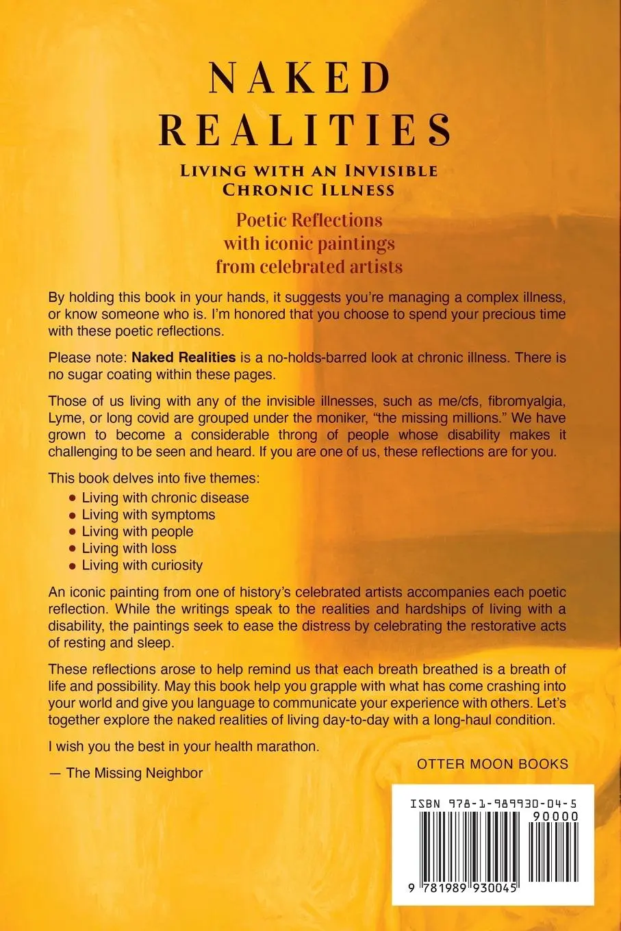 Rückseite: 9781989930045 | Naked Realities | Living with an Invisible Chronic Illness | Neighbor