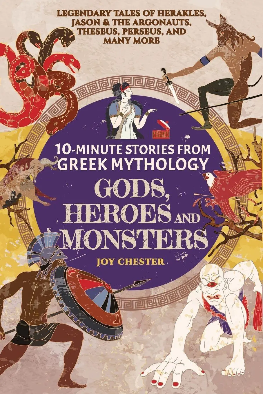 Cover: 9781998080045 | 10-Minute Stories From Greek Mythology-Gods, Heroes, and Monsters