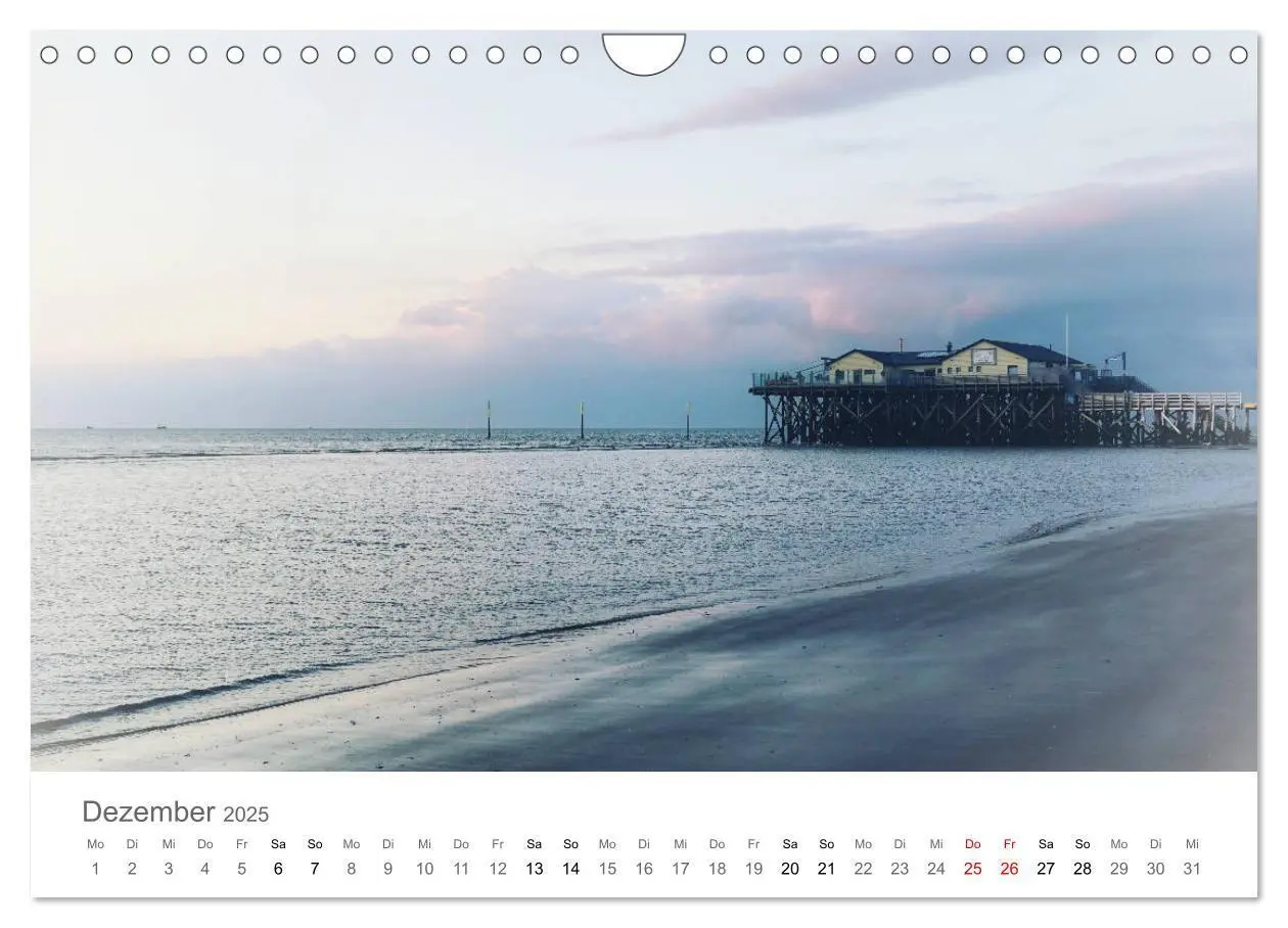 Bild: 9783435220045 | Nordfriesland (Wandkalender 2025 DIN A4 quer), CALVENDO Monatskalender