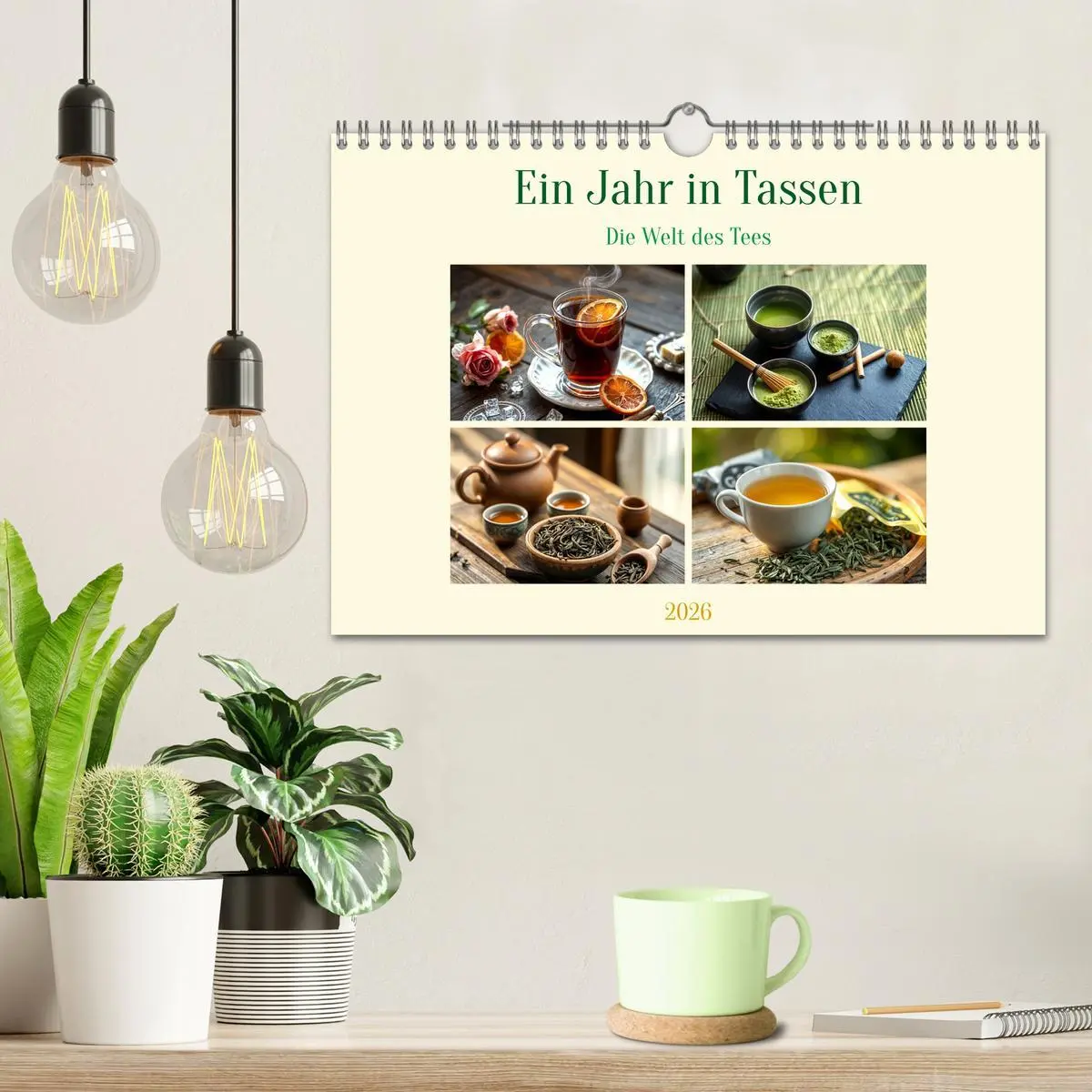Bild: 9783457310045 | Ein Jahr in Tassen - Die Welt des Tees (Wandkalender 2026 DIN A4...