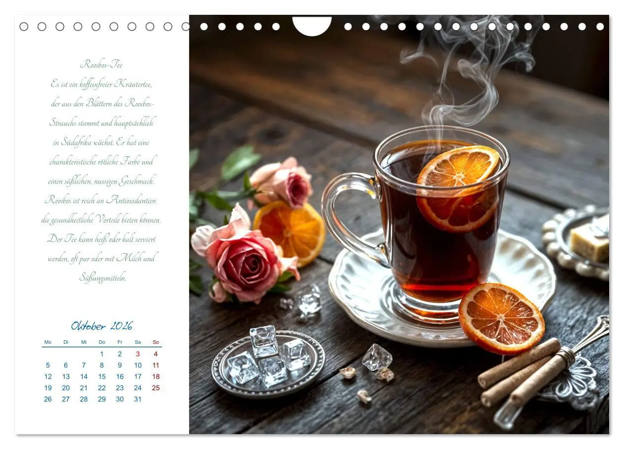 Bild: 9783457310045 | Ein Jahr in Tassen - Die Welt des Tees (Wandkalender 2026 DIN A4...