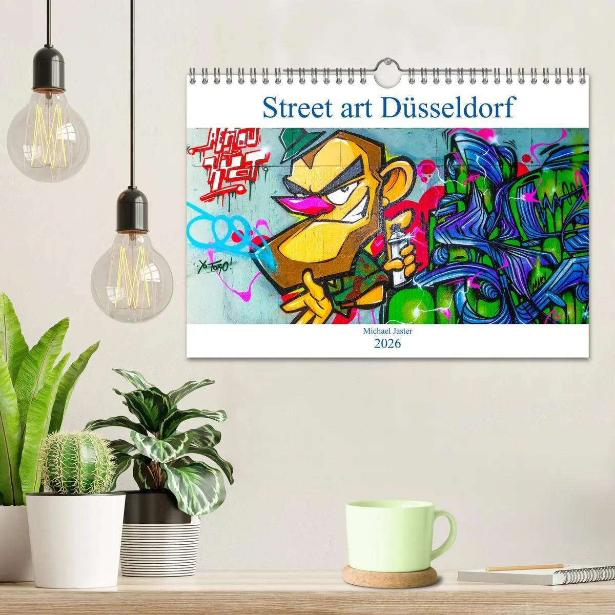 Bild: 9783457790045 | Street art Düsseldorf Michael Jaster (Wandkalender 2026 DIN A4...