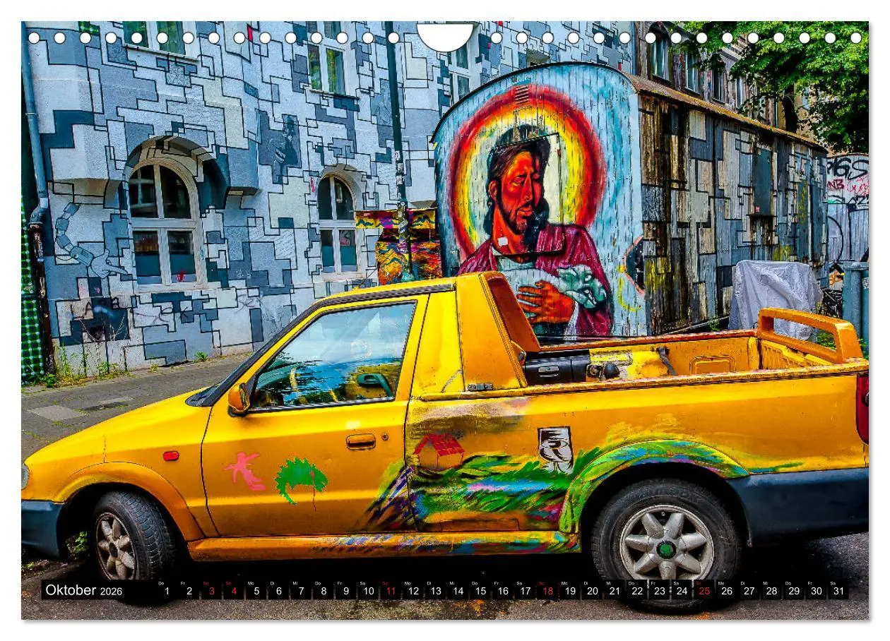 Bild: 9783457790045 | Street art Düsseldorf Michael Jaster (Wandkalender 2026 DIN A4...