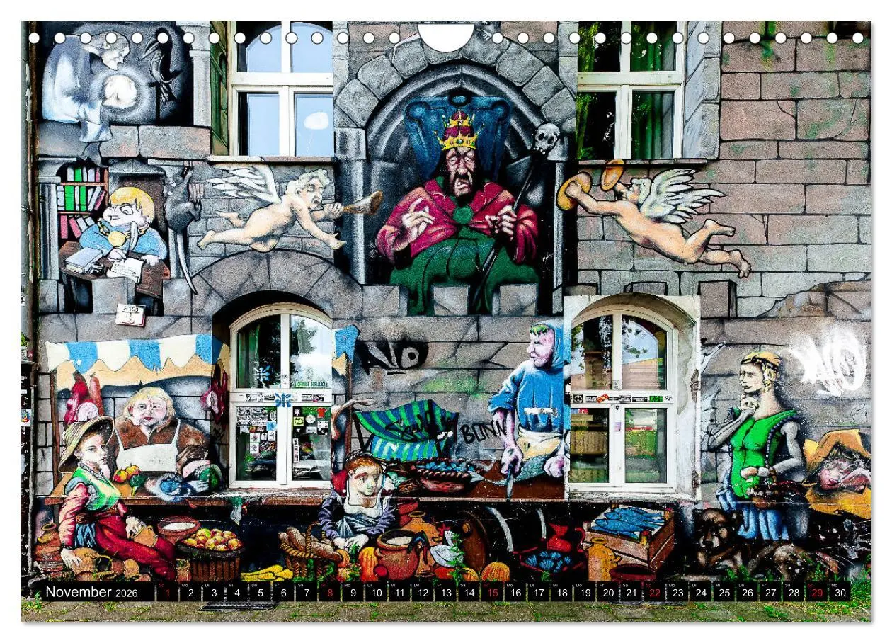 Bild: 9783457790045 | Street art Düsseldorf Michael Jaster (Wandkalender 2026 DIN A4...