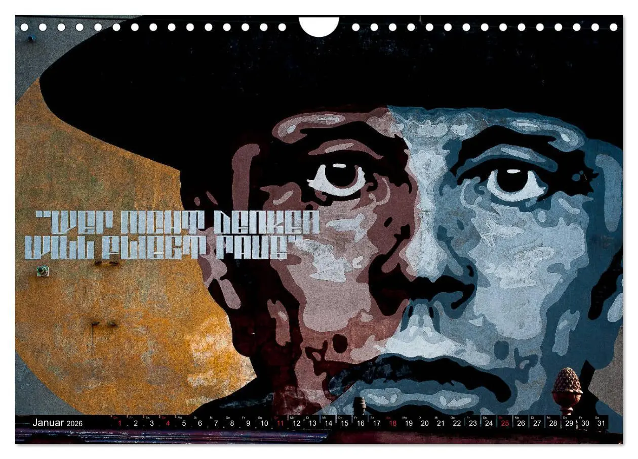 Bild: 9783457790045 | Street art Düsseldorf Michael Jaster (Wandkalender 2026 DIN A4...