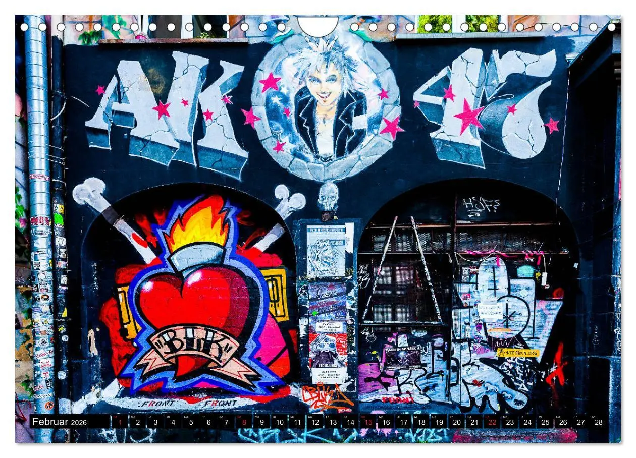 Bild: 9783457790045 | Street art Düsseldorf Michael Jaster (Wandkalender 2026 DIN A4...