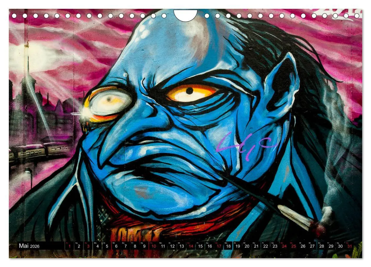 Bild: 9783457790045 | Street art Düsseldorf Michael Jaster (Wandkalender 2026 DIN A4...