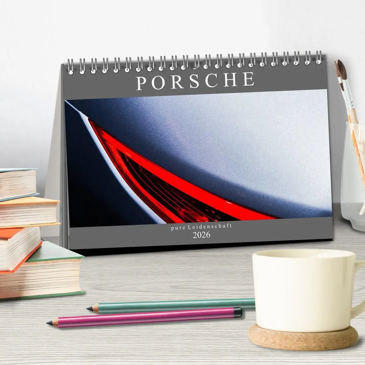 Bild: 9783457860045 | Porsche - pure Leidenschaft (Tischkalender 2026 DIN A5 quer),...