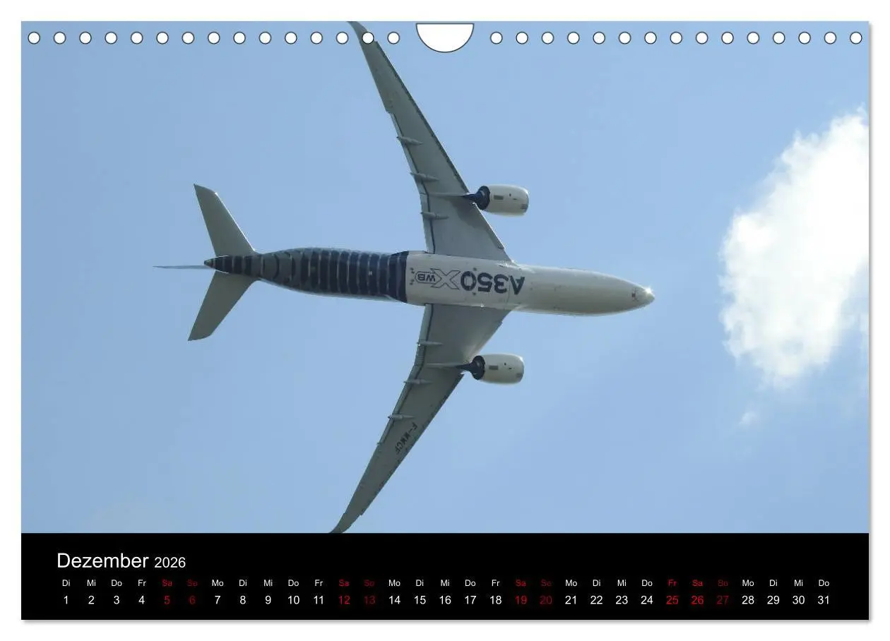 Bild: 9783457930045 | Airbus A350 Hautnah (Wandkalender 2026 DIN A4 quer), CALVENDO...