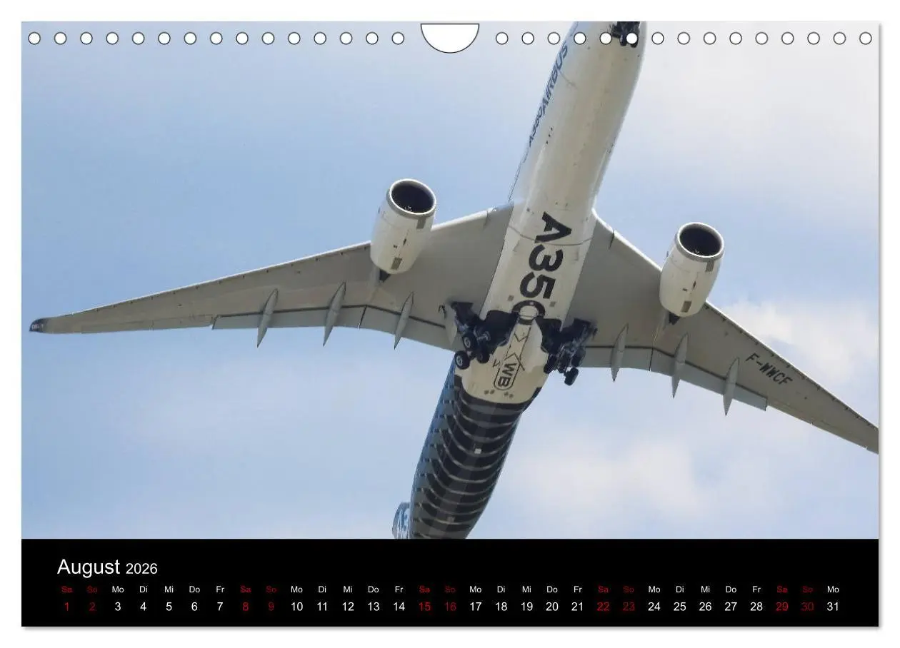 Bild: 9783457930045 | Airbus A350 Hautnah (Wandkalender 2026 DIN A4 quer), CALVENDO...