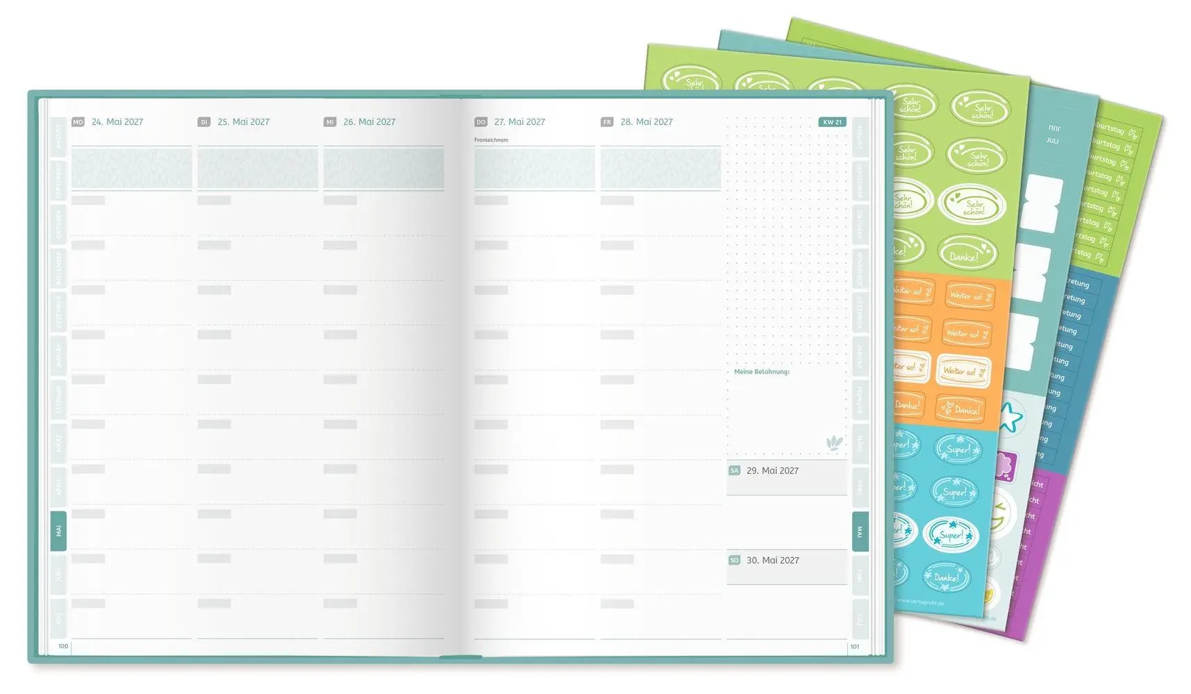 Bild: 9783834670045 | Mein Lehrerplaner A4+ - Hardcover - Lehrerkalender für das...