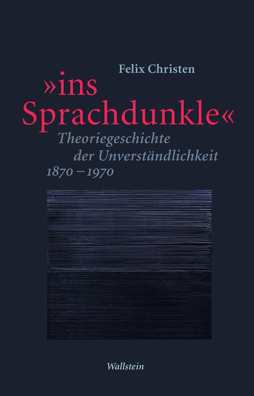 Cover: 9783835350045 | 'ins Sprachdunkle' | Felix Christen | Buch | 395 S. | Deutsch | 2021