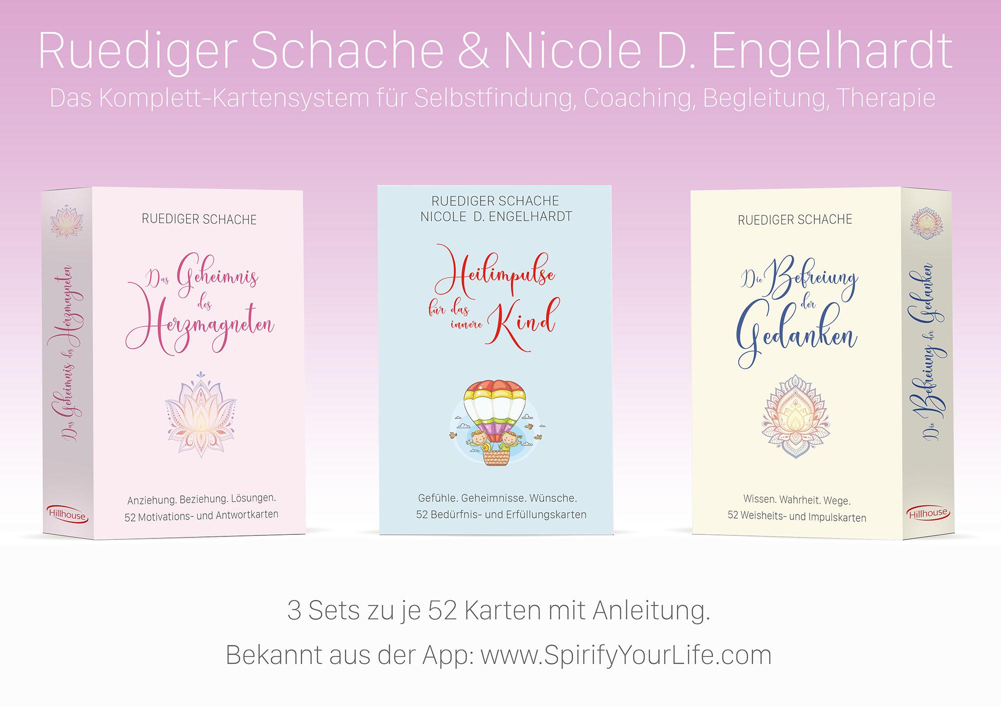 Cover: 9783948520045 | Therapiekarten-Set aus 3 x 52 Karten mit Anleitung | Ruediger Schache