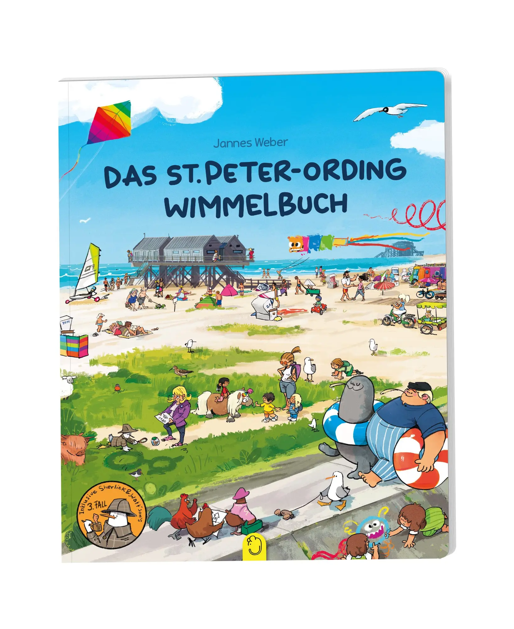 Cover: 9783988980045 | Das St. Peter-Ording Wimmelbuch | Jannes Weber | Buch | 16 S. | 2024