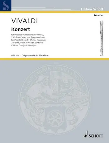 Cover: 9790001100045 | Konzert C-Dur | Antonio Vivaldi | Broschüre | Buch | Deutsch | 2018