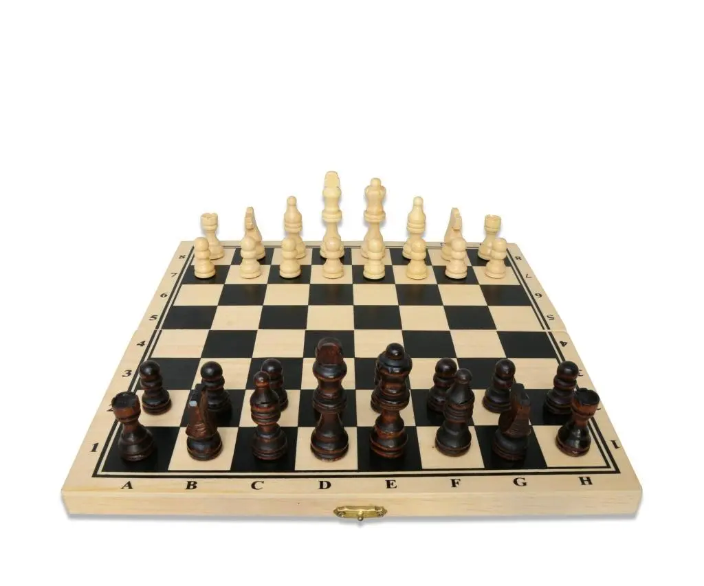 Bild: 4000826080145 | Deluxe Holz - Schach | 2 Spieler | Spiel | Brettspiel | 606108014