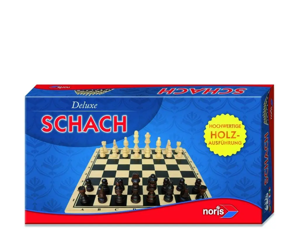 Bild: 4000826080145 | Deluxe Holz - Schach | 2 Spieler | Spiel | Brettspiel | 606108014