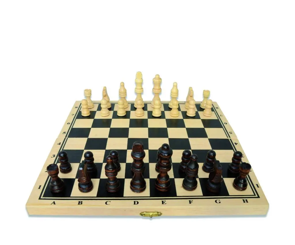 Bild: 4000826080145 | Deluxe Holz - Schach | 2 Spieler | Spiel | Brettspiel | 606108014