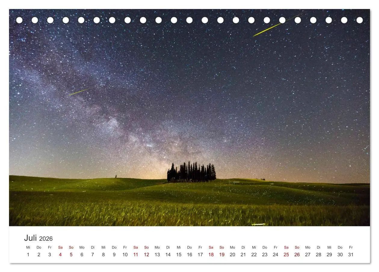 Bild: 9783457540145 | Traumziel Toskana (Tischkalender 2026 DIN A5 quer), CALVENDO...