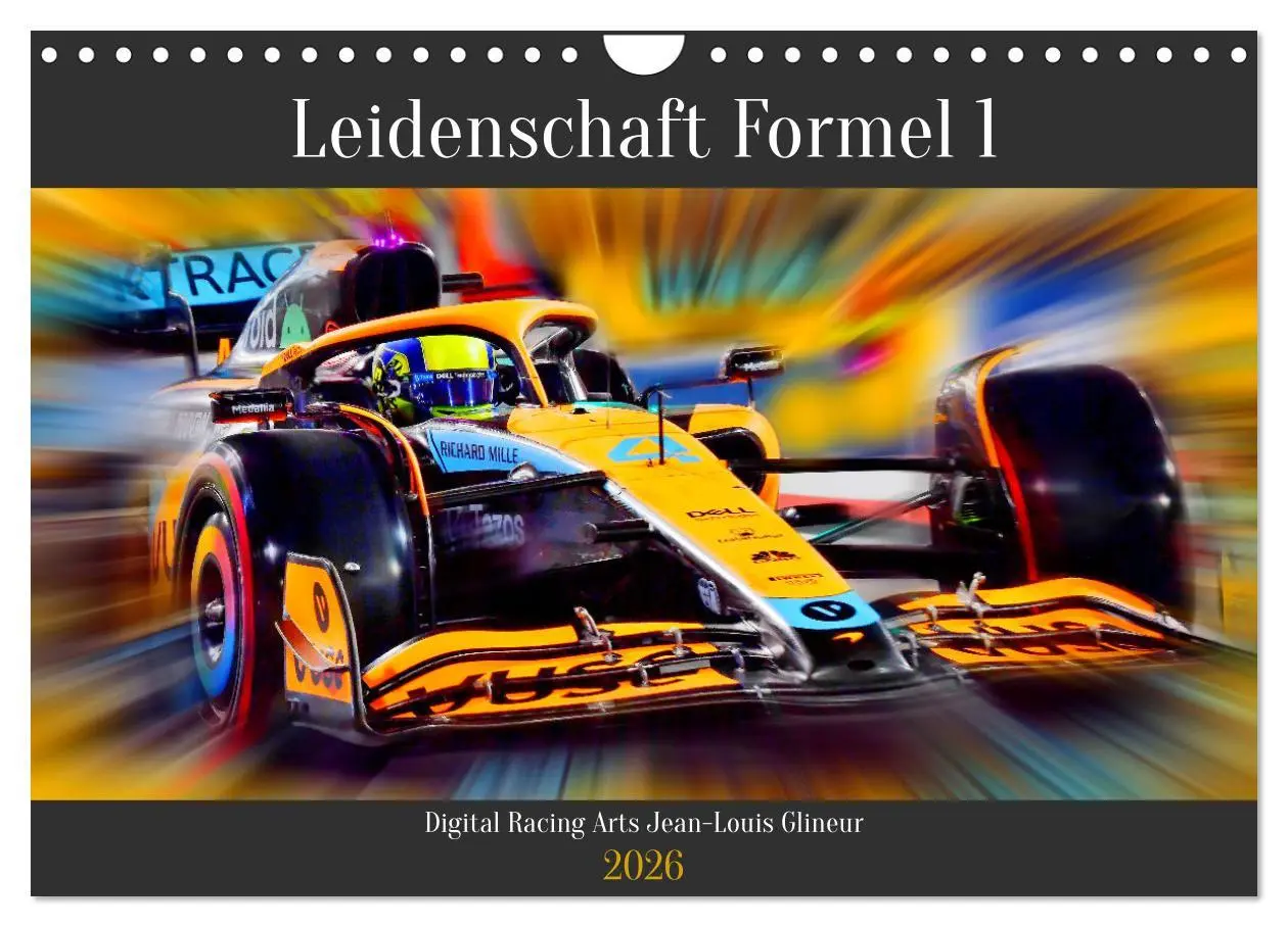 Cover: 9783457610145 | Leidenschaft Formel 1 (Wandkalender 2026 DIN A4 quer), CALVENDO...