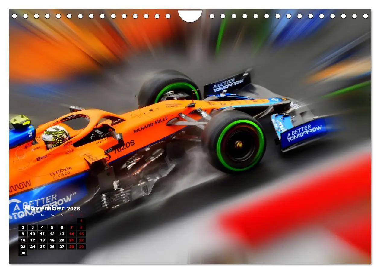 Bild: 9783457610145 | Leidenschaft Formel 1 (Wandkalender 2026 DIN A4 quer), CALVENDO...