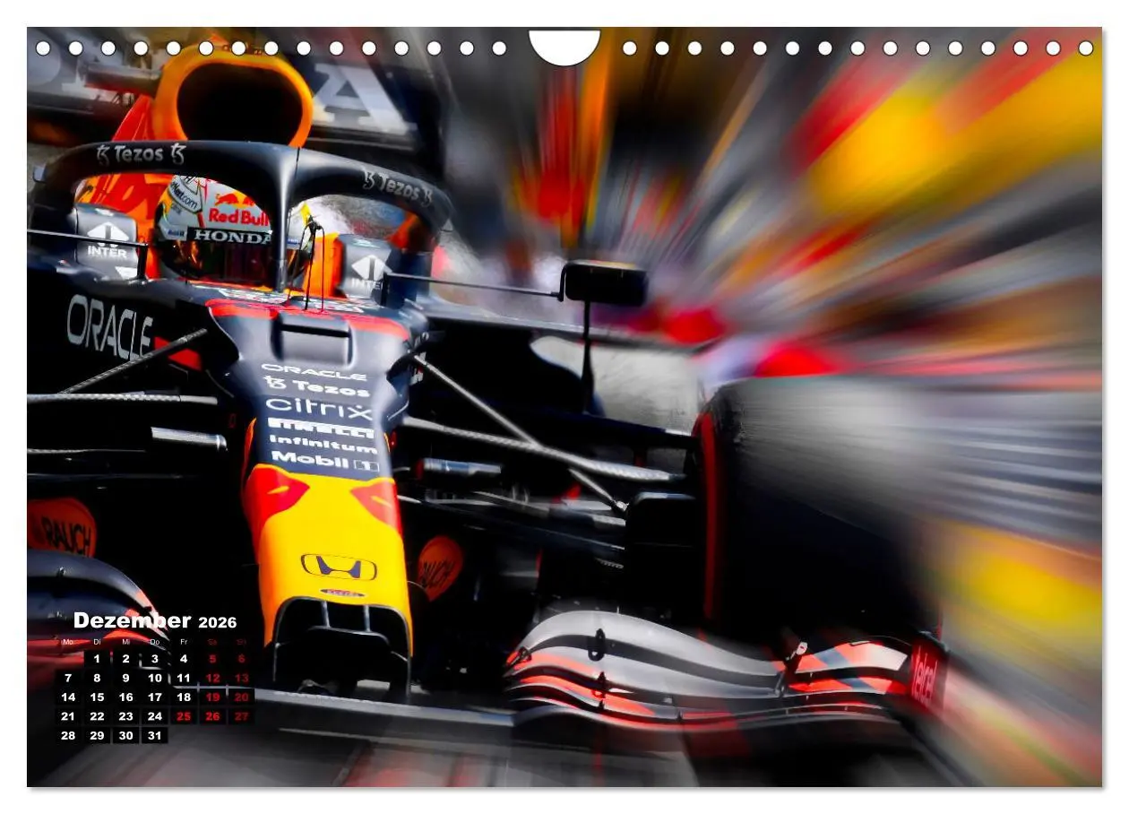Bild: 9783457610145 | Leidenschaft Formel 1 (Wandkalender 2026 DIN A4 quer), CALVENDO...