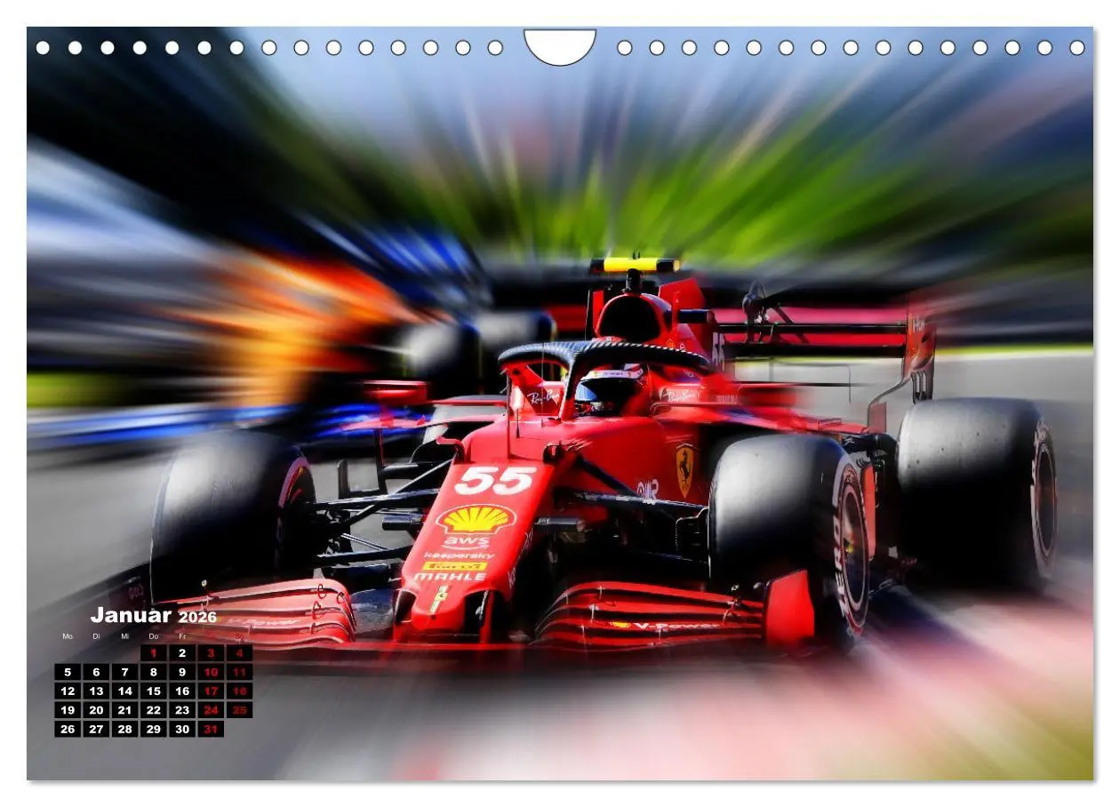 Bild: 9783457610145 | Leidenschaft Formel 1 (Wandkalender 2026 DIN A4 quer), CALVENDO...