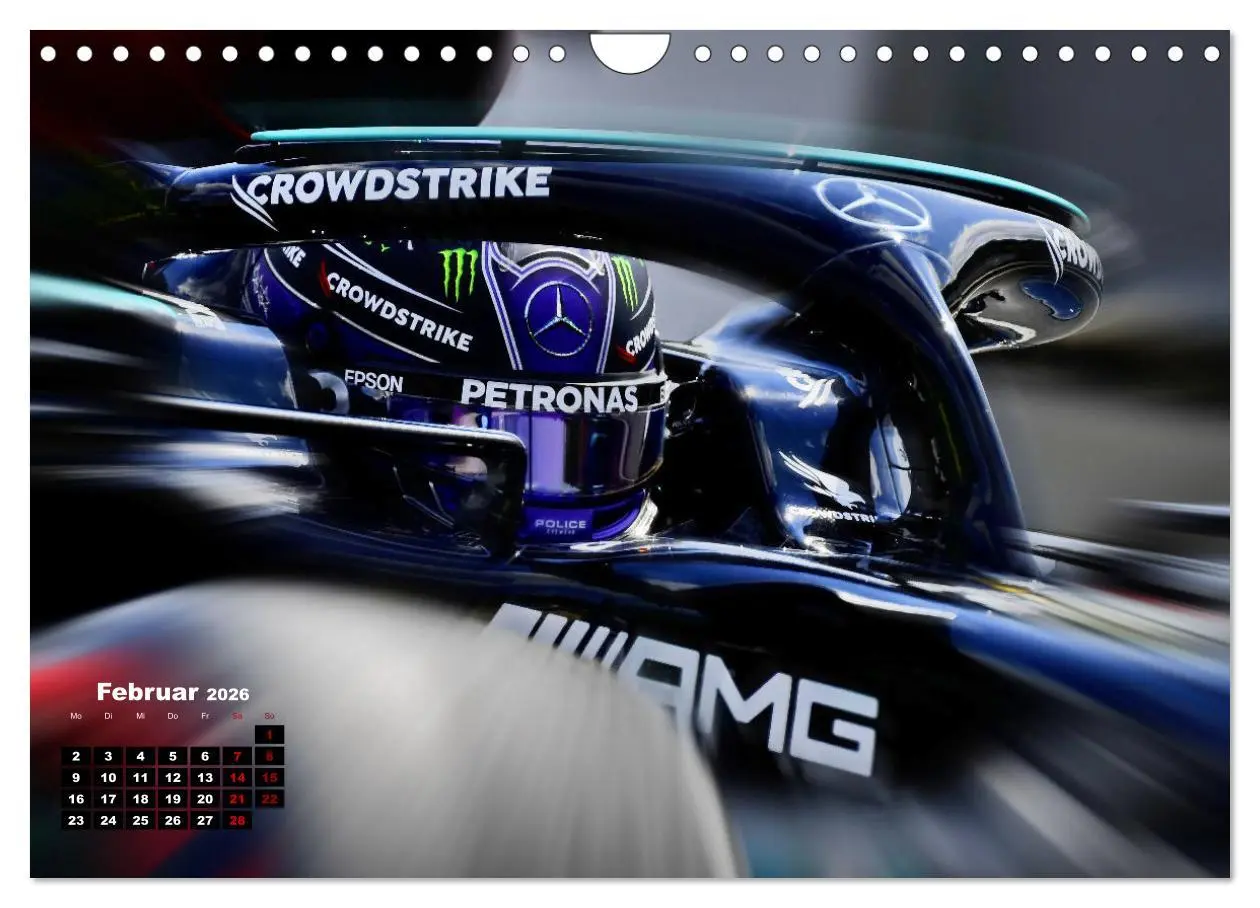 Bild: 9783457610145 | Leidenschaft Formel 1 (Wandkalender 2026 DIN A4 quer), CALVENDO...