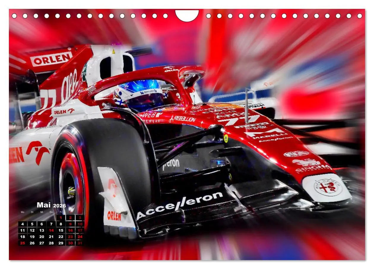 Bild: 9783457610145 | Leidenschaft Formel 1 (Wandkalender 2026 DIN A4 quer), CALVENDO...