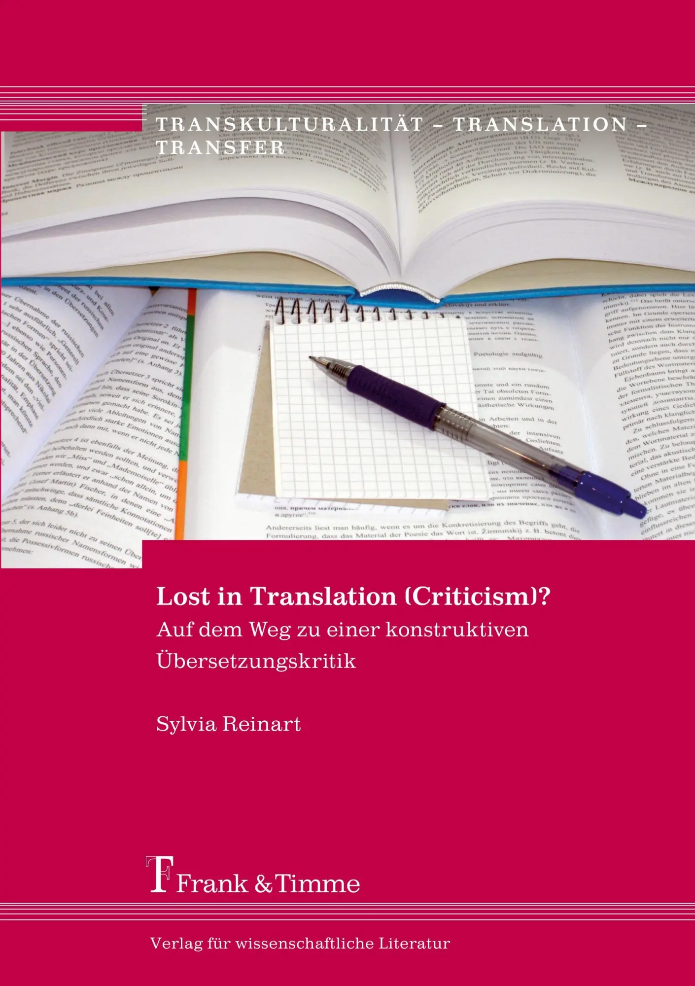 Cover: 9783732900145 | Lost in Translation (Criticism)? | Sylvia Reinart | Taschenbuch | 2013