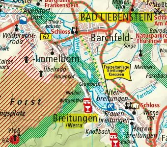 Bild: 9783747300145 | Thüringer Wald | (Land-)Karte | Erlebnisführer | Deutsch | 2018
