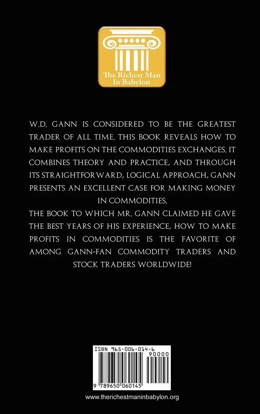 Rückseite: 9789650060145 | How to Make Profits In Commodities | W. D. Gann | Buch | Gebunden