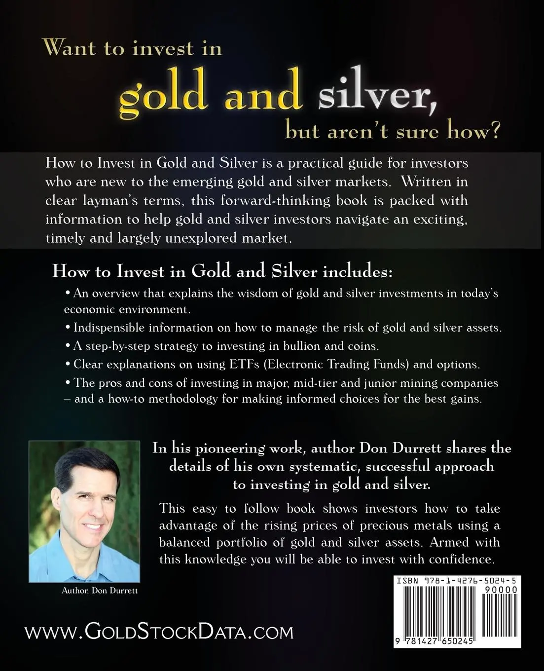 Rückseite: 9781427650245 | How to Invest in Gold and Silver | Don Durrett | Taschenbuch | 2014