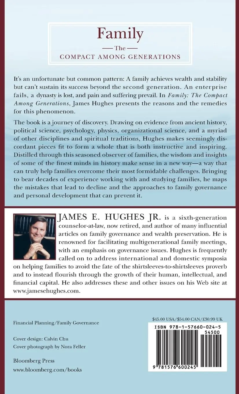Rückseite: 9781576600245 | Family | The Compact Among Generations | James E Hughes | Buch | 2007
