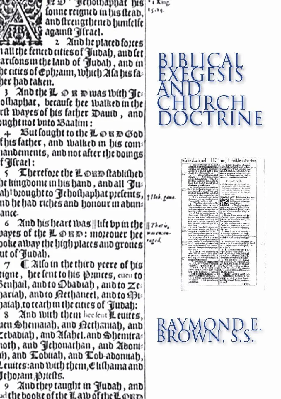 Cover: 9781592440245 | Biblical Exegesis and Church Doctrine | Raymond E. Brown | Taschenbuch