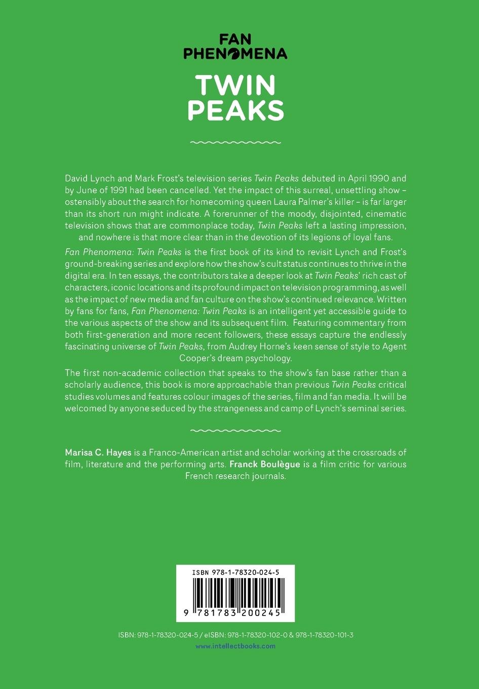 Rückseite: 9781783200245 | Fan Phenomena | Twin Peaks | Franck Boulègue (u. a.) | Taschenbuch
