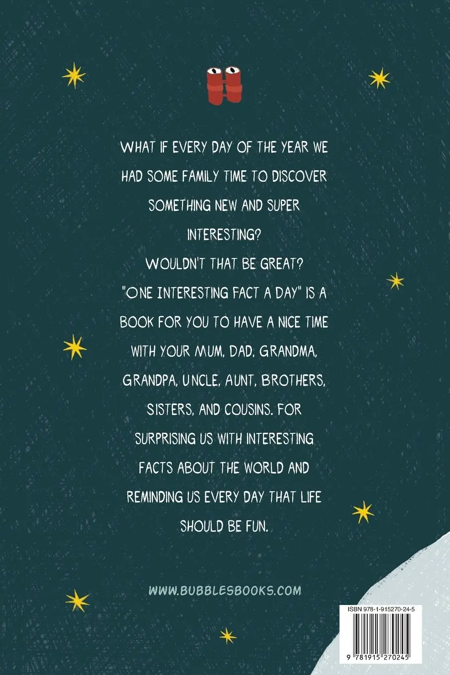 Rückseite: 9781915270245 | 1 Interesting fact a day | Bubbles Books | Taschenbuch | Englisch