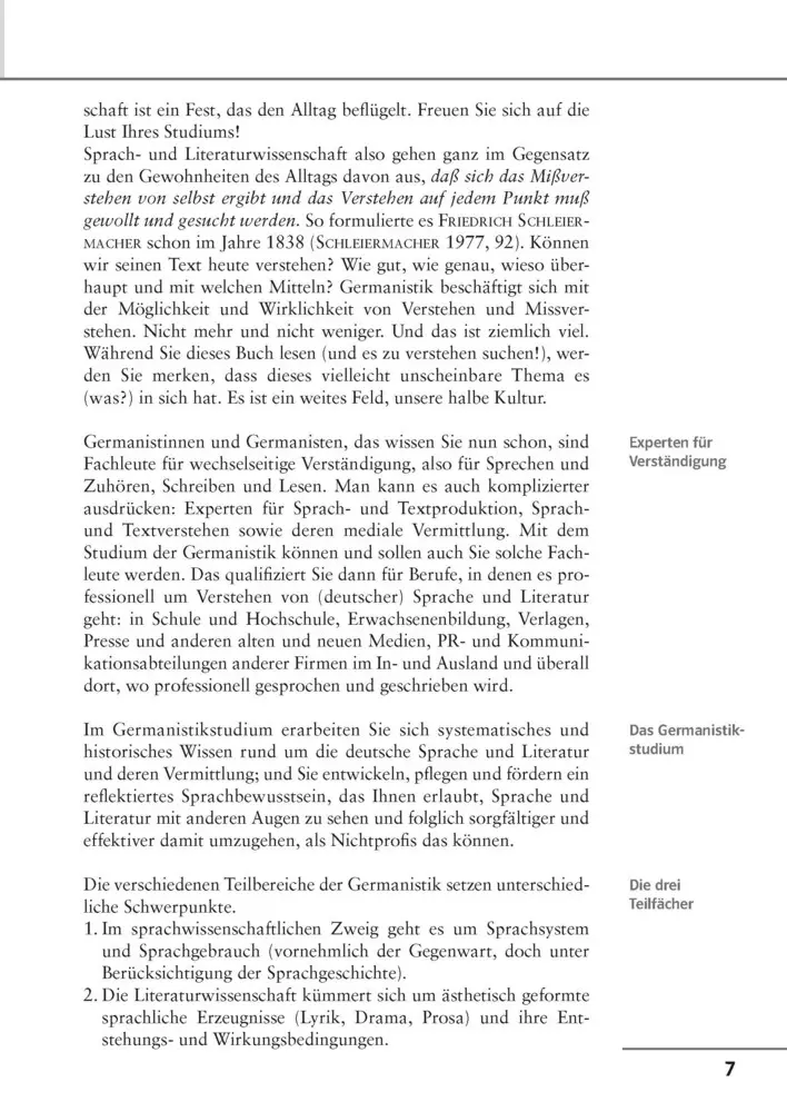 Bild: 9783129390245 | Uni Wissen Orientierungskurs Germanistik | Sicher im Studium | Buch